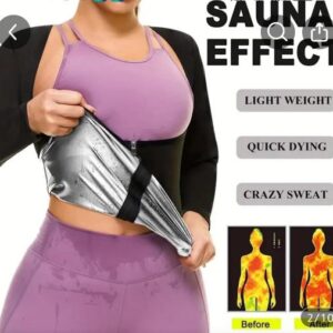 camiseta faja para mujer con mangas largas y cierre - melymarstore.com