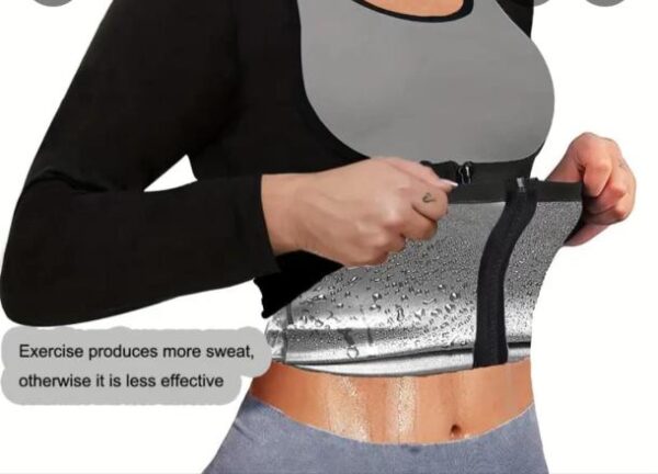 camiseta faja para mujer con mangas largas y cierre - melymarstore.com